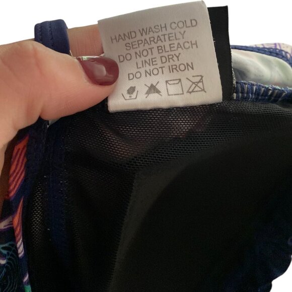 Shore Shapes Shaping Tummy Control Floral One Piece Swim Dress Size 12 - Picture 6 of 6